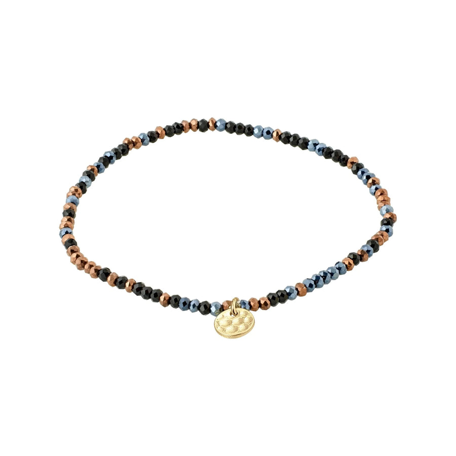 Bracelet de perles noir multi INDIE - Pilgrim