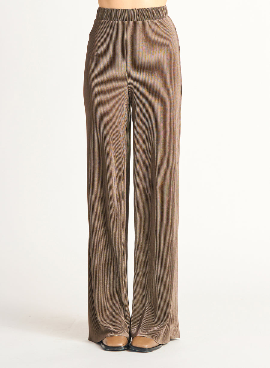 Pantalons plissés marron - Dex